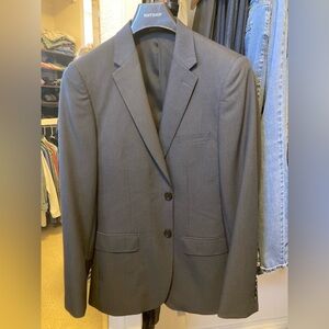 Charcoal gray men’s suit